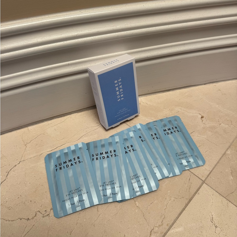 BRAND NEW UNOPENED Summer Fridays Jet Lag Eye Patches — Pack of 6